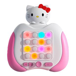 按按乐益智闯关速推游戏机儿童打地鼠思维训练解压按压消消乐玩具