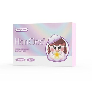 韩姬儿心动嘉宾美瞳粉色半年抛显色隐形眼镜正品官方旗舰店HanGee
