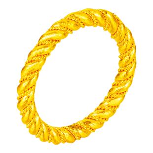 【中国黄金官方店】足金长长久久戒指时尚轻奢小众礼物女款送礼