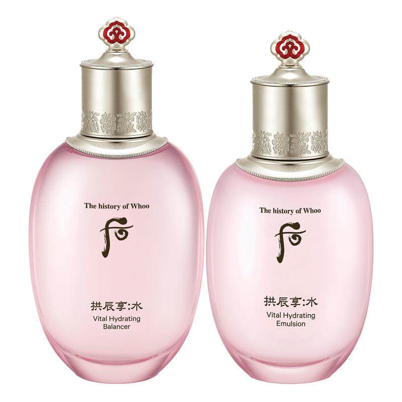whoo后拱辰享水妍爽肤水乳液深层补水清爽保湿护肤品旗舰店正品