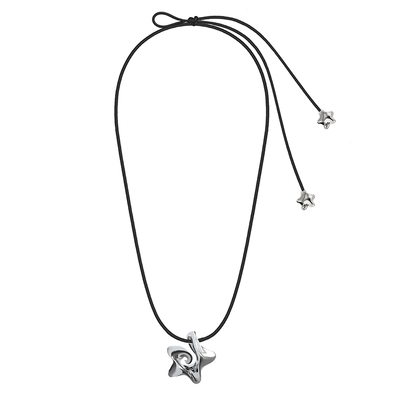 MASW麻秀慵懒风不规则星星长项链