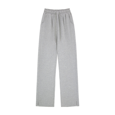 misaz高腰厚实刺绣卫衣长裤