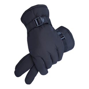 骑车冬季骑行手套保暖加绒冬天防风防水户外摩托车外卖防寒棉手套