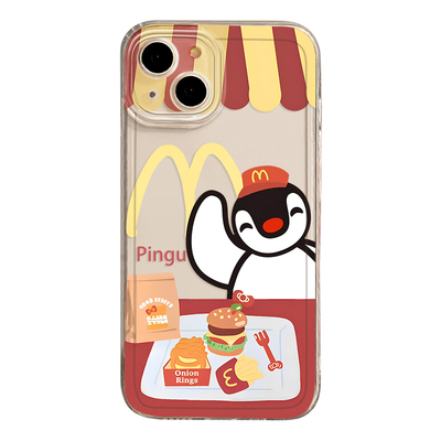 麦门m记pingu企鹅手机壳适用华为