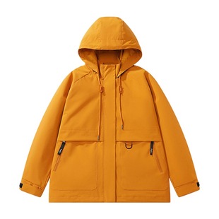 WASSUP PALM刘亦菲同款冲锋衣女2025新款秋冬户外三合一防风外套