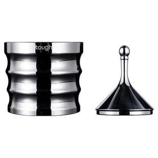 顽固咖啡布粉器压粉器套装意式不锈钢合集压粉座58mm雪人压粉锤