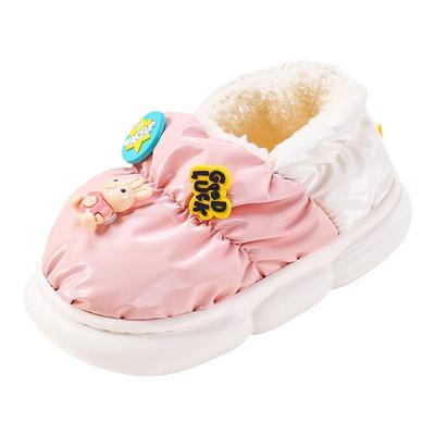 秀才胡同包跟儿童棉拖鞋冬季