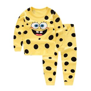 秋季儿童秋衣秋裤套装全棉男童女童线衣线裤纯棉男孩宝宝秋天睡衣