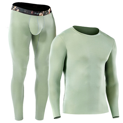 轻奢100s莫代尔秋衣秋裤免穿内裤