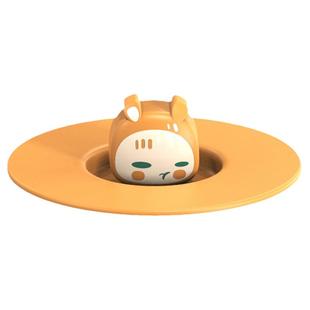 马克杯盖子硅胶防尘食品级办公室茶杯水杯盖子配件万能通用杯子盖