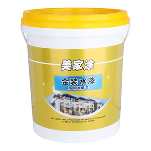 粤港金装内墙漆室内乳胶漆大桶刷儿童房滚刷防水耐擦洗水泥墙即刷