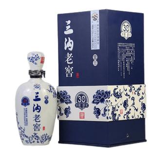 辽宁特产三沟老窖窖龄30年52度500ml/瓶礼盒装浓香型高度纯粮白酒