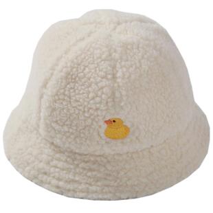 婴儿帽子春秋绒帽男宝宝渔夫帽可爱超萌遮阳儿童护耳冬季帽洋气女