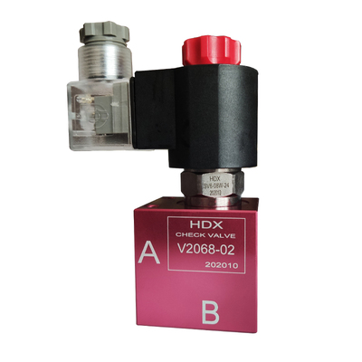 管式插装电磁止回阀截止阀v2068