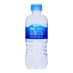 健龙天然矿泉水五大连池二龙眼泉水偏硅酸矿物质水350毫升*24瓶装