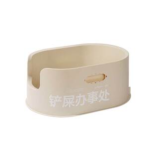 中恒猫砂盆超大号半封闭猫厕所大猫沙盆子特大全开放式防外溅屎盆