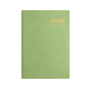 2026全年日程本计划表新款定制笔记本子工作日志日记本日历记事本自律打卡效率手册时间管理手账企业定制LOGO