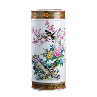 景德镇陶瓷器摆件客厅插花干花现代装饰富贵竹花瓶水养水培工艺品