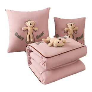 2026新款抱枕被子两用汽车载折叠毯子二合一办公室午睡靠枕空调被