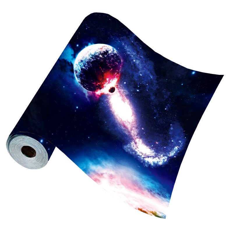 星空自粘墙贴画贴纸儿童房墙纸
