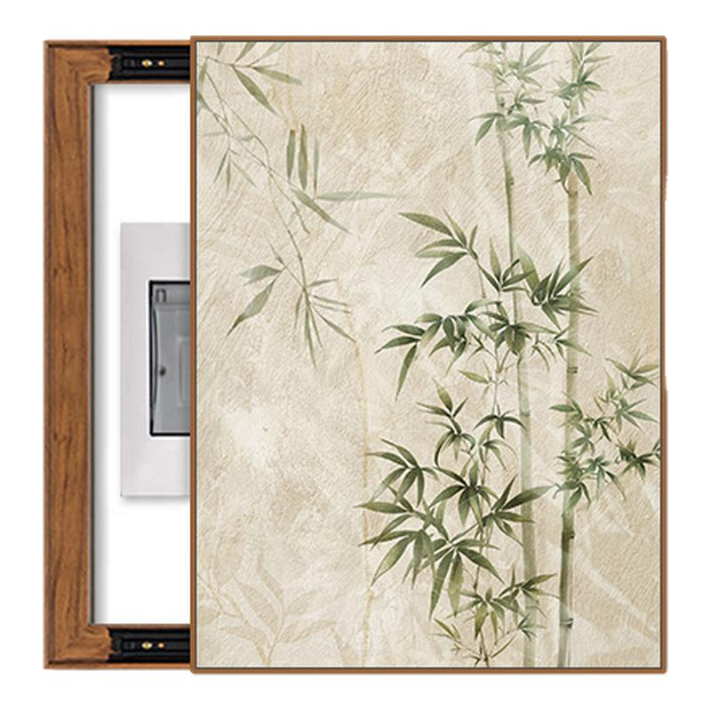 电箱装饰竖款免打孔高级遮挡挂画