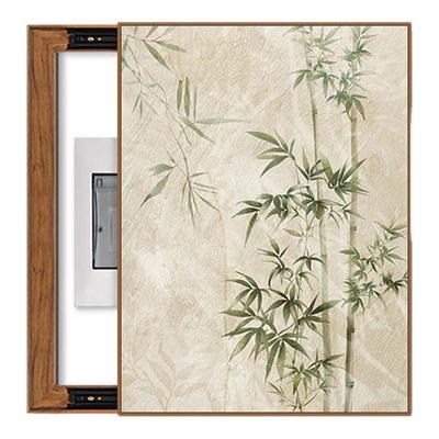 电箱装饰竖款免打孔高级遮挡挂画