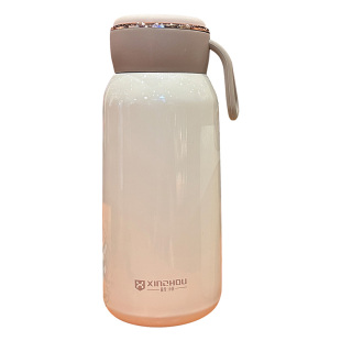 简约水杯保温杯男女款新款2025高颜值带茶隔学生上学小巧便携杯子