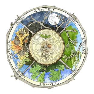 塔罗桌布 四季元素绒布 塔罗牌垫 罗牌桌布 桌垫 神秘娱乐桌垫