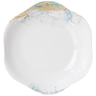 雅诚德绮罗新款吃饭碗家用陶瓷碗盘碟子轻奢碗高档餐具国风中式碗