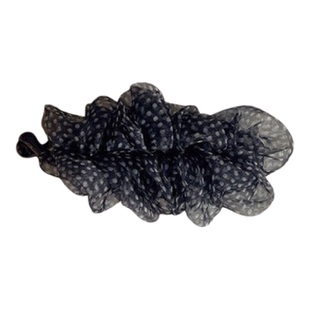 韩系气质褶皱网纱高马尾香蕉夹2025新款发夹女后脑勺显发量扭扭夹