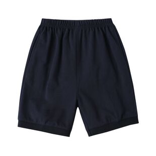 英伦学院风男女童运动校服短裤校园中小学生夏季藏青深蓝短裤