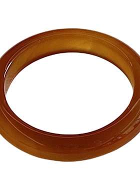 高冰超透！天然马料白玉髓戒指