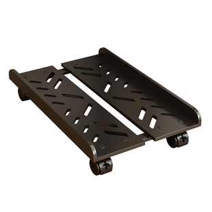 台式电脑主机托架可移动滑轮底座桌面机箱收纳支架置物架整理架子