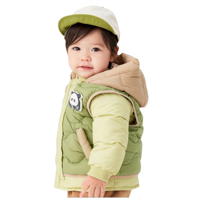 巴拉巴拉儿童羽绒服摇粒绒两件套男童女童外套2025冬装新款童装小