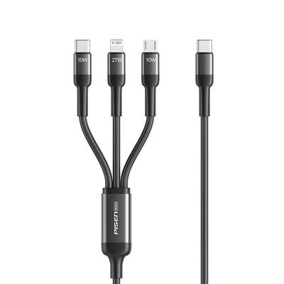 品胜三合一PD快充手机数据线通用