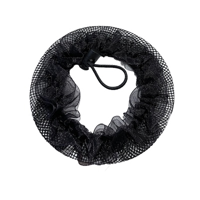 神器盘发简约黑色发网