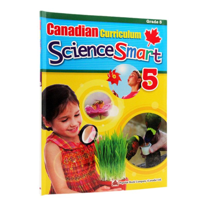 进口英文原版正版 加拿大原版教材英文进口Canadian Curriculum Science Smart Grade 5 科学学习练习册 5年级