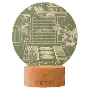 故宫 福鹿相随小夜灯 宫廷风小夜灯柔光护眼床头灯 创意礼品送礼
