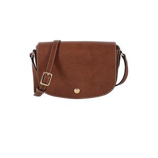 【自营】珑骧女士Epure系列牛皮革小号马鞍包单肩斜挎包10253 HYZ