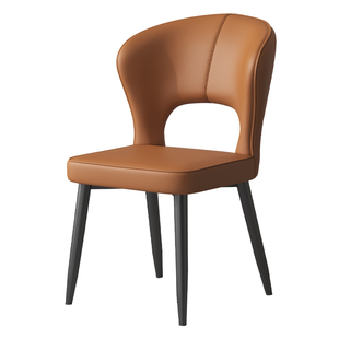 轻奢餐椅家用现代简约时尚创意家用麻将洽谈餐厅酒店桌椅靠背椅子