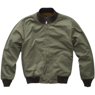 阿美咔叽立领工装加绒夹克外套男冬季棉衣美式二战狂怒坦克服男潮