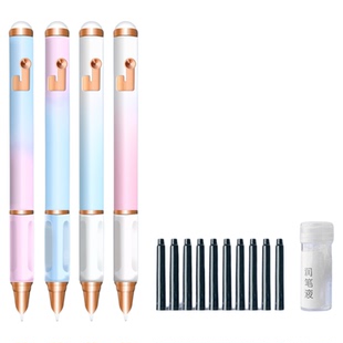 推拉热可擦钢笔小学生三年级专用练字钢笔热敏可擦儿童初学者钢笔