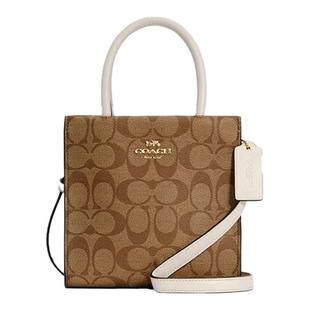 COACH/蔻驰官方 奥莱款女士MINI CALLY单肩斜挎手提包琴谱包CBQ34