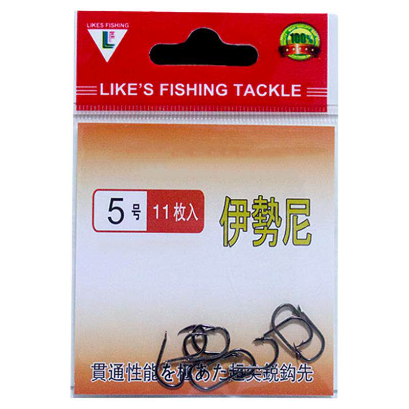 高品研针系列钓鱼钩精美袋装伊势尼海夕溪流金袖有刺无刺渔具供应