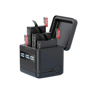 绿炫适配GoPro5/6/7/8相机电池GoProHero充电器gopro5电池充电器