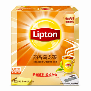 立顿韵香乌龙茶100包袋泡茶包乌龙茶办公休闲茶包茶叶立顿袋泡茶