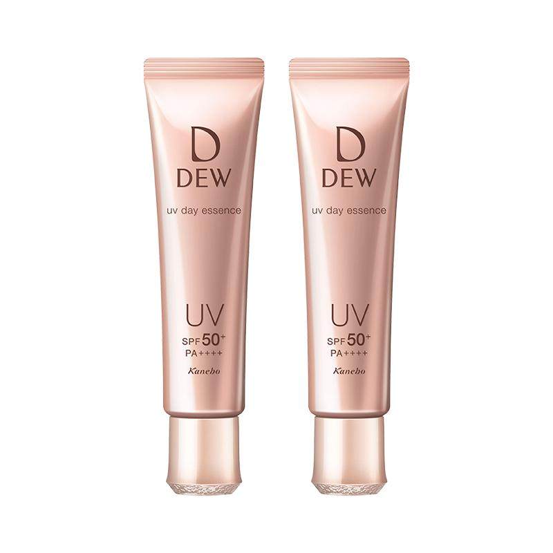 Kanebo嘉娜宝防晒霜DEW细润妍柔养肤防晒美容液40g*2