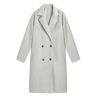 高个子加厚毛呢大衣女加长版到脚踝2025秋冬季超长款大码呢子外套