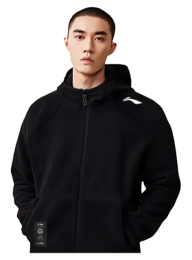 李宁运动服套装连帽卫衣春秋款