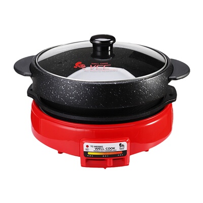 韩国VCC麦饭石分离多功能乌龟锅